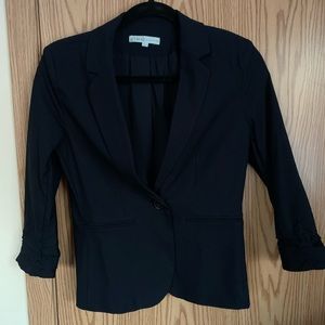 🍉 Cleo petites blazer 6, NWOT, dark navy 3/4 length sleeves, lined, some stretch